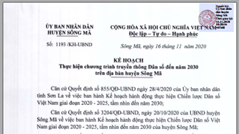 Kế hoạch 1193/KH-UBND